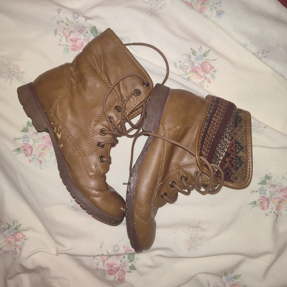 Rock & Candy Brown Lace-Up Ankle Booties - Picture 8 of 13